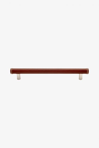 Discover Napa 8" Leather Pull Online | Waterworks Bedroom Millwork, Bathtub Inspiration, Draw Pulls, Waterworks Kitchen, Bar Faucets, Shower Basket, Hardware Shop, Kitchen Hardware, Modern Vanity