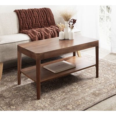 Simple coffee table decor