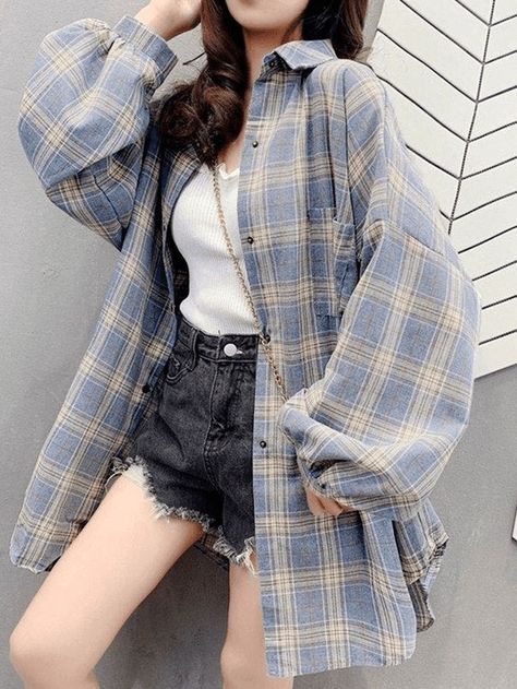 2023 Buy Checkered Baggy Long Sleeve Button Blouse under US$19 in Shirts Online Store. Free Shipping with US$69+. Check reviews and buy it today. Style: Casual/Street/Vintage/Basics/Preppy/Sweet Fabric Content: Cotton, Polyester Fit Type: Loose fit Neckline: Turndown Collar Sleeve Length: Long Sleeve #vintage #vintagestyle #backtoschool #backtoschooloutfits #firstdayofschooloutfit #streetstyle #outfits #ootd #trendyoutfits #fashionista #casualoutfits #longsleeve