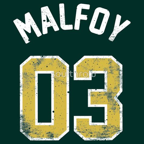 Draco Malfoy - Quidditch Shirt - NO.3 Draco Malfoy Quidditch Jersey, Draco Quidditch, Draco Malfoy Quidditch, Malfoy Quidditch, Quidditch Uniform, Quidditch Shirt, Harry Potter Quidditch, Slytherin Pride, Hogwarts Letter