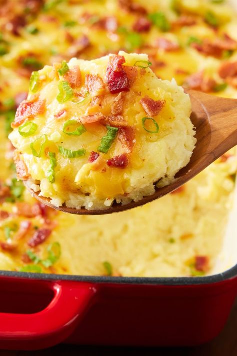 Easy Loaded Baked Potato Casserole Loaded Baked Potatoes Casserole, Easy Baked Potato Casserole, Easy Loaded Baked Potato, Casserole Potatoes, Loaded Potato Casserole, Potatoes Loaded, Loaded Potatoes, Potatoes Casserole, Loaded Baked Potato Casserole