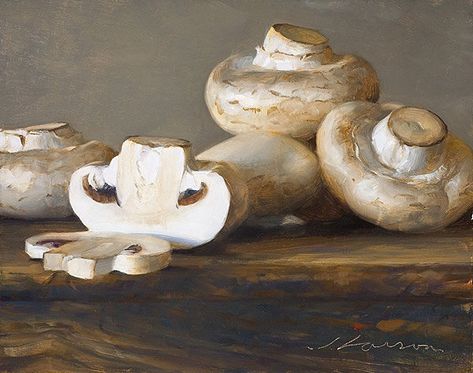 Jeffrey T Larson, Mushroom Paint, Still Life Artists, Oil Painting Inspiration, Still Life Fruit, Still Life Drawing, Realistic Paintings, Realism Art, Painting Still Life