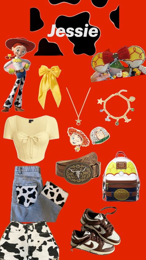 Jessie from Toy Story inspired fit Jessie From Toy Story, Disney Jessie, Toy Story Halloween, Cute Disney Characters, Halloween Costumes For Teens Girls, Toy Story Costumes, Disney Themed Outfits, Cute Disney Outfits, Jessie Toy Story