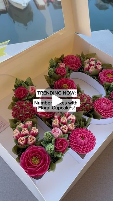 Floral Cupcakes, Cupcake Boxes, Baby Cakes, Baby Cake, Food Packaging, Discount Code, Step By Step Instructions, How Many, Cupcake Cakes