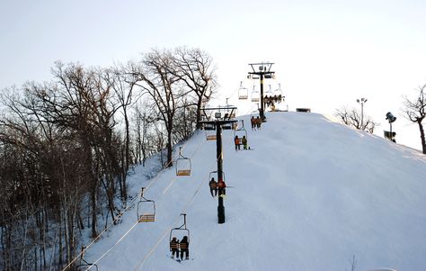 Lake Geneva resort's Mountain Top is perfect for skiing novices Lake Geneva, The Spa, Get Moving, Mountain Top, Winter Fun, Heated Pool, Golf Cart, Resort Spa, Check In