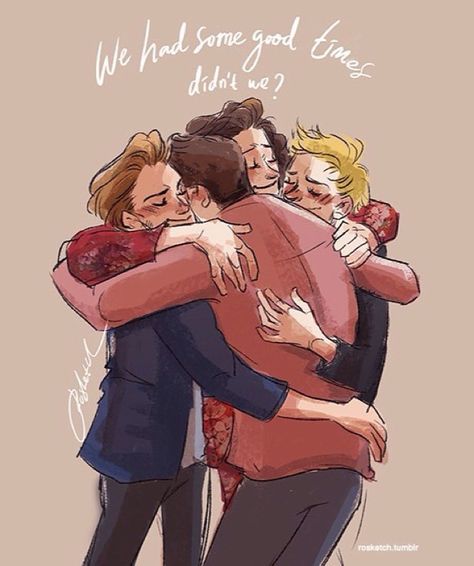 Ros on Instagram: “"goodbyes are bittersweet, but it’s not the end...... I'll see your face again" 😟😢😭 #onedirection #illustration #ouchbrooo” One Direction Fan Art, One Direction Art, One Direction Pictures, 1d And 5sos, Zayn Malik, Niall Horan, Louis Tomlinson, How To Feel Beautiful, One Direction