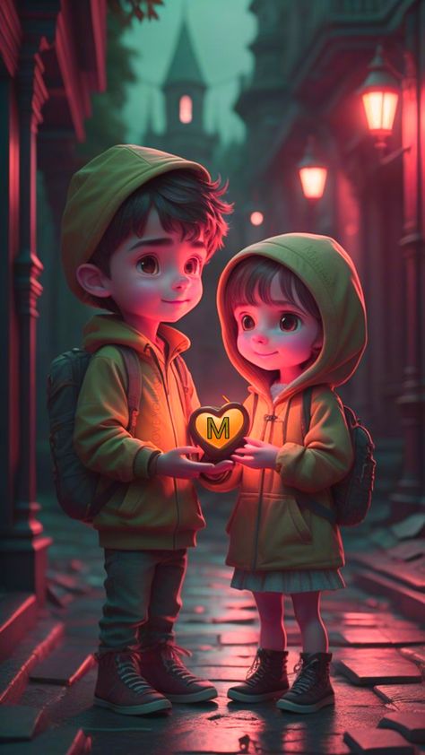 Holding Heart, Couples Love, Hd Wallpapers, At Night