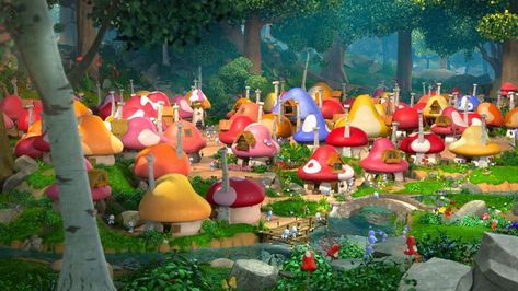 Smurf Village, The Smurfs, Vampire Art, Film D'animation, Astro Boy, The Lorax, Cute Cartoon Pictures, Hanna Barbera, Minecraft Designs