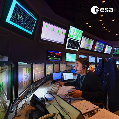 ESA Mission Control on the occasion of the launch of Solar Orbiter, which was lofted into orbit by a ULA Atlas V rocket on 10 February 2020 at 05:03 CET. Image: J Mai 10 February, Mission Control, Dress Formal, Spacecraft, Professions, Rocket, Strapless Dress, Solar, Product Launch