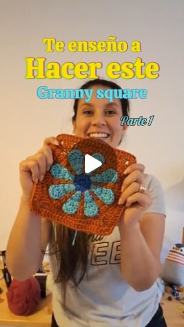 Red Granny Square, Crochet Granny Square Beginner, Retro Granny Square, Granny Square Blankets, Crochet Blanket Designs, Square Top, Crochet Granny Square, Granny Square Blanket, Granny Squares Pattern