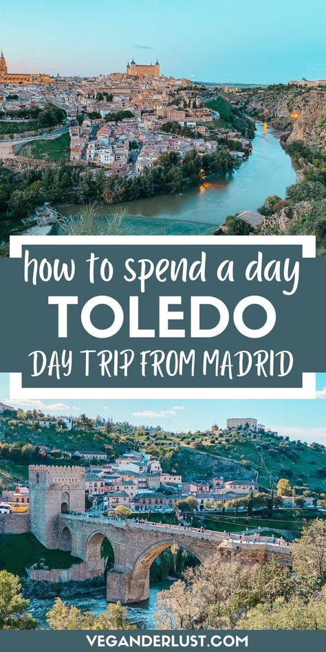 Madrid Nightlife, Toledo Cathedral, Spanish City, Walkable City, Madrid Travel, Toledo Spain, Medieval City, Train Ride, Perfect Itinerary