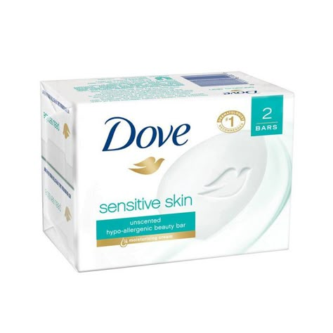 Dove Sensitive Skin, Skin Cleanser Diy, Skin Care Routine For Acne, Dove Beauty Bar, Best Skin Cream, Skin Care For Dry Skin, Dove Soap, Skin Bar, Skincare Steps