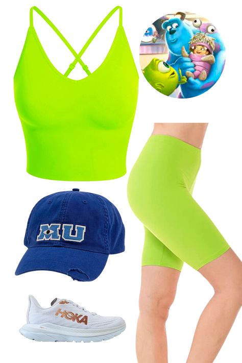 Casual + Sporty Disney Bound Mike Wazowski from Monster’s Inc. Lime green bra:https://amzn.to/45q9N8A Lime green biker shorts: https://amzn.to/3WqYMzz Monster's University hat: https://amzn.to/3MOO6Yn White shoes: https://amzn.to/45B5M1h (includes affiliate links) #disneyworld #disneyland #disneybound #disneybounding #monstersinc #pixar Monster's University, Monsters University Hat, Green Biker Shorts, Disneyland Disneybound, Disney Park Outfit, Green Bra, Mike Wazowski, Green Bras, Yoga Tank Top