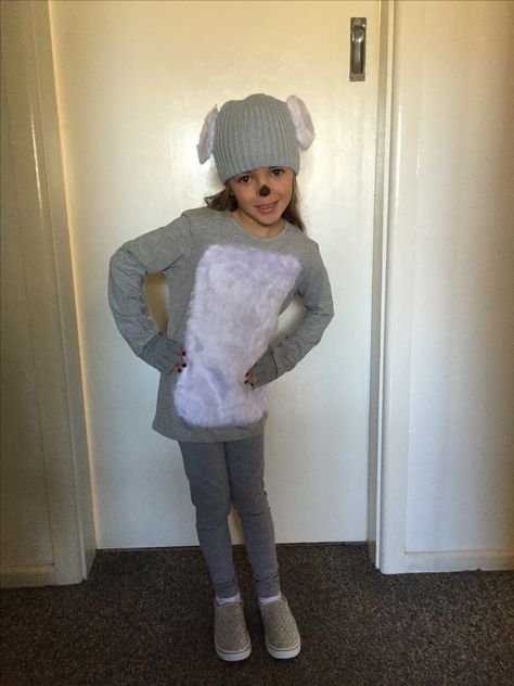 Sleepy eyed Koala costume  Book week 2016 Wombat Stew! Koala Costume Diy, Fancy Dress Diy, Wombat Stew, Jungle Costume, Spring Costume, Koala Costume, Book Week Ideas, Animal Masks For Kids, Quick Costumes