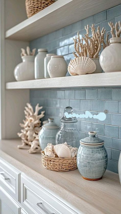 Coastal Cottage Decor, Beachy Kitchens, Beach House Room, Country Kitchen Ideas, Coastal Cottage Decorating, Country Vibes, Beachy Room, Beach House Interior Design, Coastal Vibes