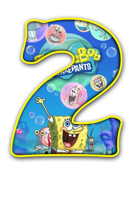 Birthday Cake For Girl, Diy Cake Topper Printable, Spongebob Squarepants Party, Spongebob Birthday Party Decorations, Disney Princess Names, Spongebob Birthday Cake, Cute Fonts Alphabet, Barbie Birthday Cake, Spongebob Cake