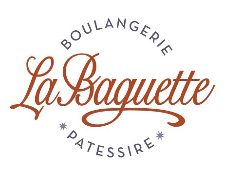 French Bakery Logo | The Baguette Bakery French Logo, Pastry Logo, Breads And Pastries, Modern Bakery, Dessert Logo, Baking Breads, Pizza Branding, Baking Quotes, French Baking