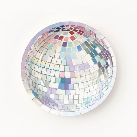 These disco ball plates add the perfect amount of shine to any party. Disco Ball Party, Wall Cutout, Fun Plates, Disco Theme, Ball Party, New Year's Eve Celebrations, Cute Themes, Cowgirl Party, Star Candle