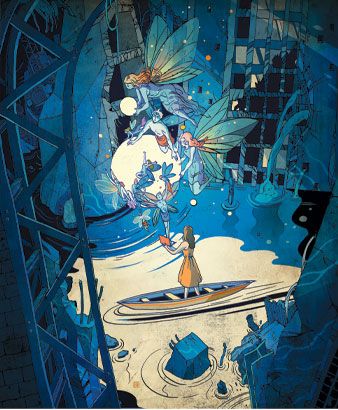 Breezes from Wonderland Victo Ngai, 동화 삽화, Images D'art, Storyboard Artist, Art Disney, Art Video, Arte Fantasy, 판타지 아트, Illustrations And Posters