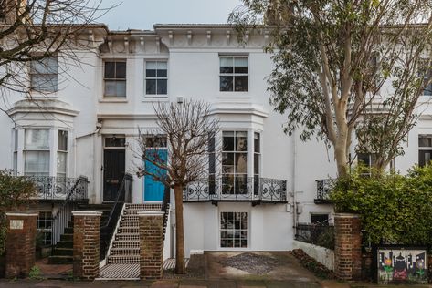 Soviet Uniform, Marble Worktops, Wooden Floorboards, Dappled Light, Victorian Terrace, Row House, East Sussex, English Countryside, Front Garden