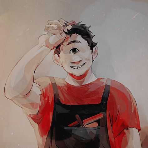 Percy Jackson Pfp Fanart, Tyson Aesthetic Pjo, Tyson Percy Jackson Aesthetic, Tyson Pjo Fanart, Tyson Percy Jackson Fanart, Percy Jackson Profile Picture, Tyson Fanart, Tyson Percy Jackson, Percy Jackson Tyson