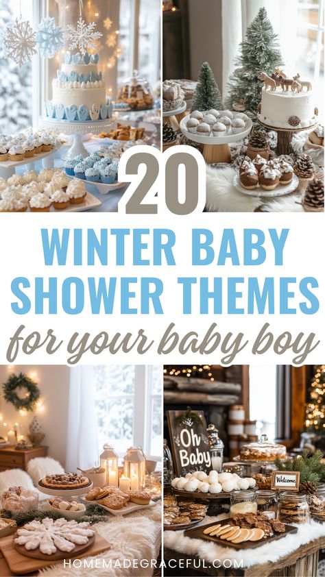 winter baby shower themes for boy Baby Shower Themes Winter Boy, Baby Boy Shower Themes Winter, December Baby Shower Ideas For Boys, Winter Baby Boy Shower Ideas, Winter Boy Baby Shower Ideas, December Baby Shower Ideas, Baby Shower Themes For Boys, Polar Bear And Penguin, February Baby Showers