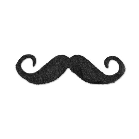 Handlebar Hairy 'stache (12ct) Mustache Costume, Handlebar Mustache, Western Theme Party, Western Parties, Western Look, Upper Lip, Black Kitchen, Have Some Fun, Costume Accessories