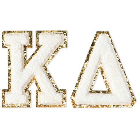 PRICES MAY VARY. ADHESIVE BACK - With an adhesive back for easy application, our chenille greek fabric letters are super convenient to apply. FULL GREEK LETTER SET - Our Kappa Delta Sorority Greek chenille letters are packed as a complete set for your sorority. SORORITY PRIDE - We created these Sorority Greek letter stickers so you could reflect your love for Kappa Delta. Display these three Greek letters to show your support for your sisters and remind everyone that you're part of a powerful so Kappa Delta Sorority, Sorority Names, Sisterly Love, Sorority Merchandise, Sorority Events, Delta Sorority, Letter Decor, Fabric Letters, Kappa Delta