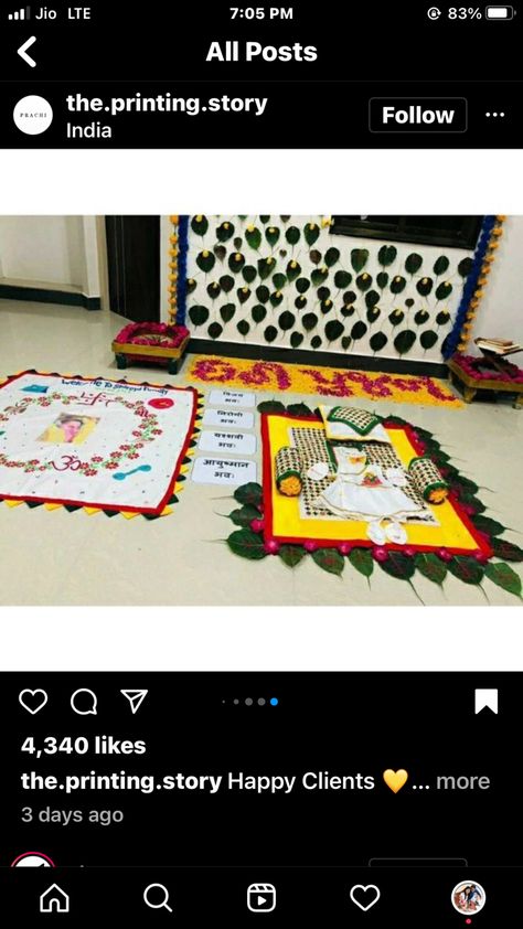 Chatti Decoration For Baby Girl, Chathi Decoration Room, Chathi Decoration Room At Home, 6thi Decoration, Baby Chathi Decoration, Chathi Decoration, Chhathi Decoration, Baby Decorations, Baby Applique