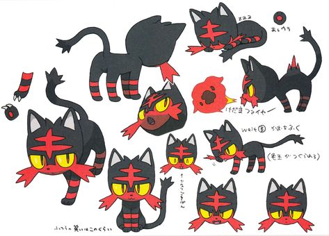 Dr. Lava's Lost Pokemon on Twitter: "The Litten family  Official artwork from the Japan-exclusive "Ultra Sun & Moon Alola Art Book"… " Litten Pokemon, Sketch Pokemon, Pokemon Concept, Cat Pokemon, Concept Art Books, Pokémon Anime, Pokémon Fanart, Pokemon Official, Conceptual Artwork