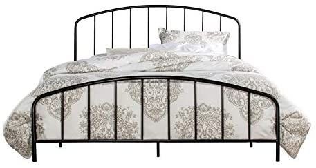 BOWERY HILL Furniture Metal Queen Bed with Arched Spindle Design Black Black Beds, Queen Metal Bed, Best Platform Beds, Spindle Design, Iron Bed Frame, Smart Bed, Black Bedroom Furniture, Hillsdale Furniture, American Signature Furniture