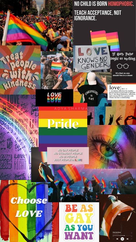 LGBTQ+ Pride Harry Potter Treats, Love And Pride, Lgbtq Pride, Wallpaper Aesthetic, Harry Potter, Let It Be