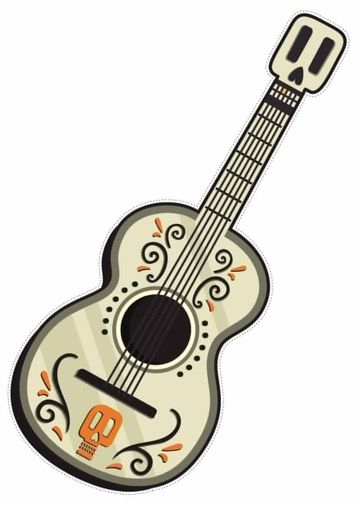 Coco Movie Characters, Coco Guitar, Latin Decor, 6th Grade Activities, Mexican Theme Party Decorations, Trading Card Ideas, Coco Disney, Dia De Los Muertos Decorations Ideas, Space Crafts For Kids