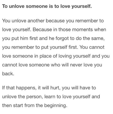 Forcing Yourself To Stop Loving Someone, How To Unlove Someone Quote, Unlove Someone Quotes, How To Unlove Someone, Unlove Someone, You Go Girl, Heart Quotes Feelings, Love Yourself First, Heart Quotes