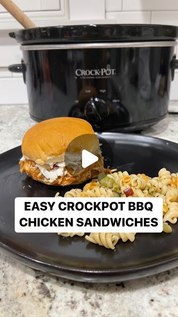 Amy Draper Darley on Instagram: "🤤EASY Crockpot BBQ chicken sandwiches:
These are perfect for busy weeknights or even for a big gathering!!! They come out perfect every single time! Screenshot the recipe at the end of the video or save the video for later! 

Ingredients
* 4-6 chicken breasts (2-3 pounds)
* 1 (12oz) bottle BBQ sauce
* 3/4 cup italian dressing
* 1/4 cup brown sugar
* 2 tbsp Worcestershire sauce
* sandwich buns
* coleslaw (I buy the prepackaged stuff)
Instructions
1. Place everthing into your slow cooker (except for the sandwich buns and coleslaw) and cook on LOW for 6-8 hours or until the chicken shreds very easily.
2. Shred the chicken and mix around in the sauce. Allow it to absorb the sauce for an additional 15+ minutes.
3. Serve on toasted buns with coleslaw

#crockpotr Crockpot Bbq Chicken Sandwiches, Easy Crockpot Bbq Chicken, Bbq Chicken Sandwiches, Crockpot Bbq Chicken, Sandwich Buns, Bbq Sandwiches, Chicken Barbecue, Delicious Crockpot Recipes, Bbq Chicken Sandwich