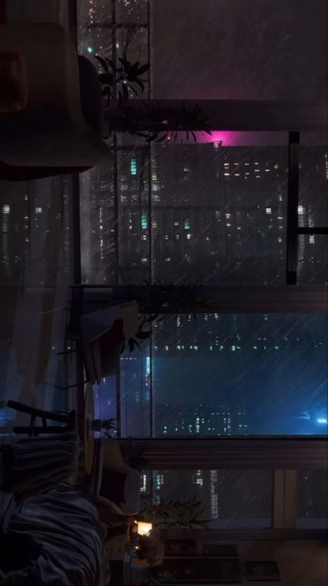 Night Rainy Aesthetic, Penthouse At Night, Nyc Penthouse Aesthetic, Penthouse Apartment Aesthetic, Penthouse Aesthetic, Rainy Aesthetic, Seoul Night, Nyc Penthouse, Modern Penthouse