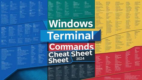 The Ultimate Windows Terminal Commands Cheat Sheet for 2024
#CommandPrompt #Microsoft #Windows

Mastery of Windows terminal commands is vital to becoming proficient at using this operating system. No matter if you’re an admin, developer, power user, or power user, having an excellent grasp of these terminal commands will save time and increase productivity. A cheat sheet is also invaluable as an aid for quickly looking up frequently used commands without memorizing each individual one!



Uti Cheet Sheet, Increase Productivity, Cheat Sheet, Microsoft Windows, Cheat Sheets, Cloud Computing, Operating System, Save Time, Looking Up