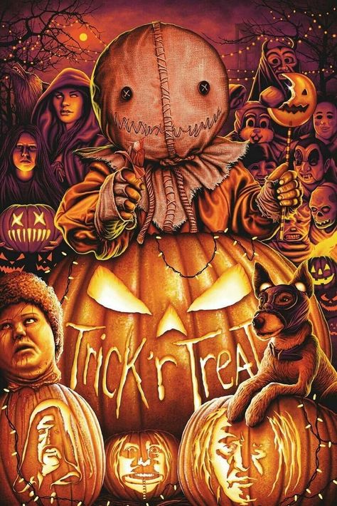 Trick R Treat Wallpaper, Sam Trick R Treat Wallpaper, Trick Or Treat Movie, Trick R Treat Movie, Trick R Treat Sam, Creepy Aesthetic, Horror Inspiration, Helloween Wallpaper, Sam Trick R Treat