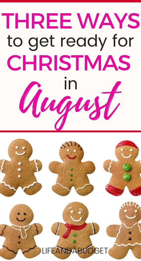 How to start preparing for Christmas in August...here are 3 easy tips that will help you prepare for Christmas early so you can save more money this holiday season. Smart shoppers shop for Christmas gifts and decor early! #savingstips #savings #holidays #christmas #christmaschecklist #holidayplanning #christmasbudget #holidaybudget Christmas In August, Prepare For Christmas, Christmas Charts, Preparing For Christmas, Christmas Checklist, Christmas Tips, Frugal Christmas, Xmas Treats, Christmas Prep