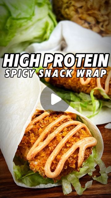 Chicken Snack Wraps, Chicken Snack Wrap, Chicken Coating, Snack Wraps, Spicy Chicken Wrap, Crispy Chicken Wraps, Meal Prep Menu, Snack Wrap, Chicken Wrap