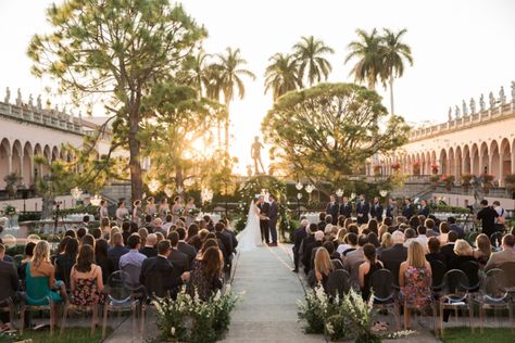 Ringling Wedding, Museum Wedding Venues, Museum Garden, Ringling Museum, Sarasota Wedding, Wedding Design Inspiration, Garden Weddings Ceremony, Garden Wedding Inspiration, Wine Country California