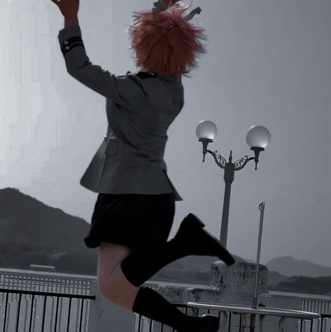 Mina Aesthetic Mha, Mina Mha Aesthetic, Mha Uniform Cosplay, Ua Aesthetic Bnha, Mina Cosplay Bnha, Mha Dr Aesthetic, Mha Real Life, Bnha Artbreeder, Mina Ashido Aesthetic