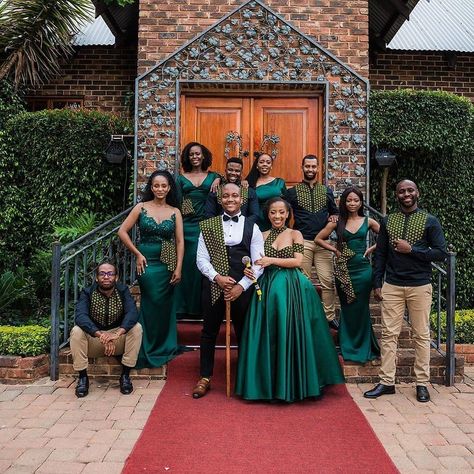 Fashion, Beauty & Lifestyle on Instagram: “Gorgeous 🔥🔥👌🏽👌🏽. Please tag them if you know them . . . Follow 👉🏽👉🏽 @mzansi_fashions For all things fashion, beauty and style . . . . . .…” Lobola Outfits Bridesmaids, Lobola Outfits, African Wedding Theme, African Bridesmaids, South African Traditional Dresses, African Bridal Dress, African Bridesmaid Dresses, African Traditional Wear, African Traditional Wedding Dress