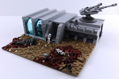 LEGO Star Wars | Imperial Research Base on Mimban MOC | Flickr Lego Star Wars Base Ideas, Lego Star Wars Moc, Lego Star Wars Moc Clone Base, Lego Clone Wars Moc, Lego Star Wars Moc Base, Lego Star Wars Moc Clone Wars, Lego Star Wars Imperial Base, Lego Star Wars Diorama Moc, Lego Star Wars Moc Ships