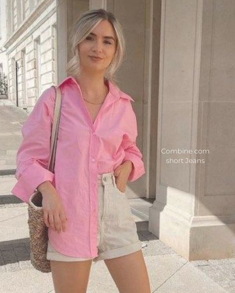 🌸 Dê boas-vindas ao verão 2025 com a tendência mais suave da estação: rosa bebê! Nossa camisa Elo é a escolha perfeita para um look elegante e refrescante. Transforme seu guarda-roupa com essa peça versátil e estilosa! ✨ Deslize para ver todos os detalhes e aproveite 10% de desconto com o cupom: PRIMEIRACOMPRA #tendência #lookdodia #lookinspiração Outfit Of The Day, Cool Style, Casual Dress, Shirt Dress, Clothes