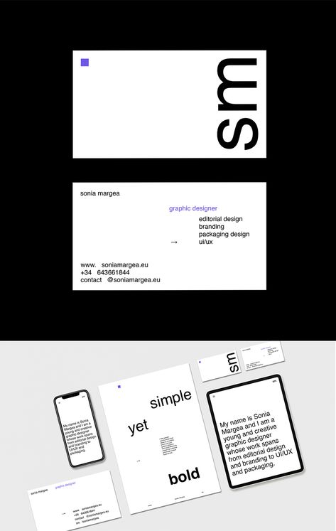 Ux Designer Business Card, Ux Business Card, Personal Brand Business Card, Graphic Designer Business Card, Minimalist Business Card Design, Graphic Designer Business, Business Card Typography, Clean Business Card Design, Designer Business Card