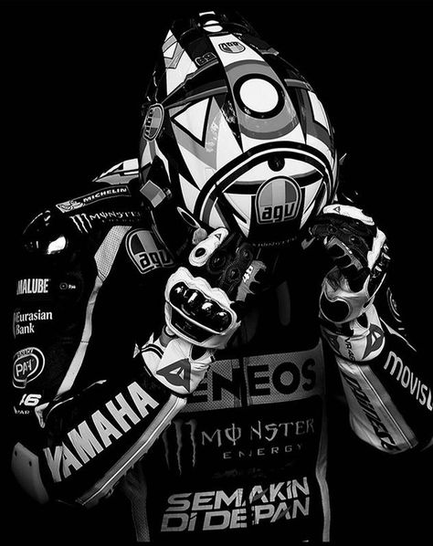 Valentino "The Doctor" Rossi Valentino Rossi Helmet, Valentino Rossi Logo, Motorcycle Helmets Art, Vr46 Valentino Rossi, Moto Wallpapers, Iphone Wallpaper Cat, Valentino Rossi 46, Motorcycle Wallpaper, Wallpaper For Iphone