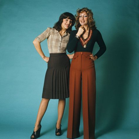 Retro - Office Attire 70s Fashion Work Outfits, Retro Office Outfits Women, 70s Womens Workwear, 70s Womens Office Fashion, Retro Office Wear, 80s Fashion Office Work Outfits, 60s Pants Women, 70's Fashion Business, 1970s Business Fashion