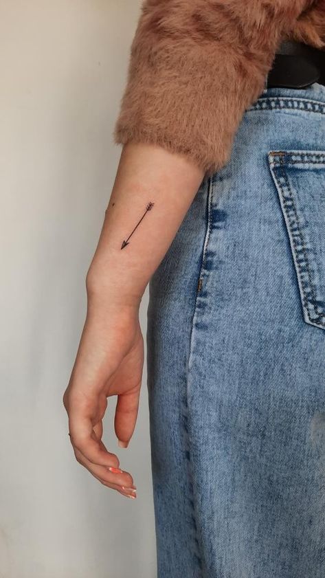 Dainty Arrow Tattoo, Small Arrow Tattoos For Women, Arrow Tattoos For Women, Small Arrow Tattoos, Arrow Tattoo Design, Writing Tattoos, Money Images, Arrow Tattoo, Arrow Tattoos