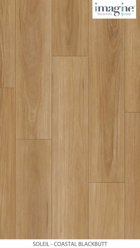 Design swatch of Imagine Floors by Airstep Coastal Blackbutt Soleil Hybrid Flooring. Hybrid Flooring, Sea Change, Seaside Home, Beachy Vibes, Hamptons Style, A Sea, Coastal Style, Wish List, Building Design